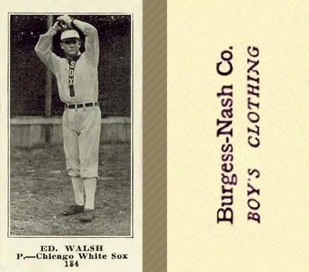 1916 Burgess-Nash Co. Ed. Walsh #184 Baseball Card