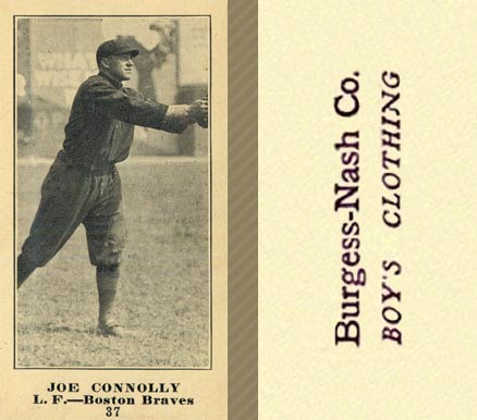 1916 Burgess-Nash Co. Joe Connolly #37 Baseball Card