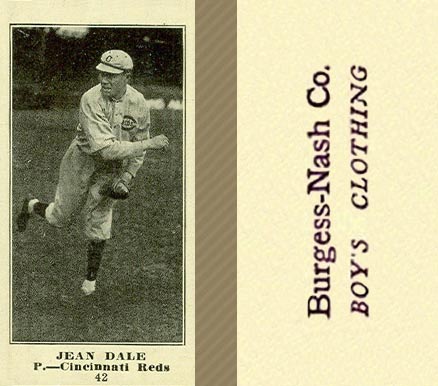 1916 Burgess-Nash Co. Jean Dale #42 Baseball Card