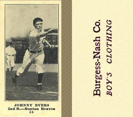 1916 Burgess-Nash Co. Johnny Evers #54 Baseball Card
