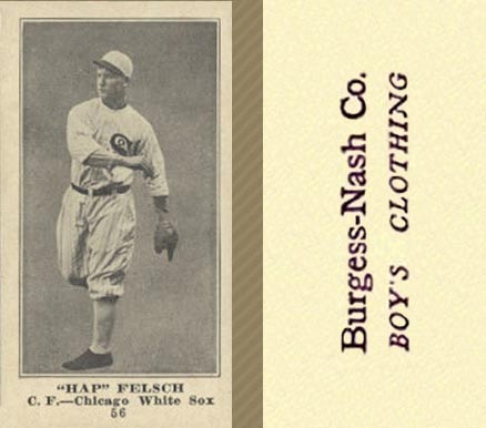 1916 Burgess-Nash Hap Felsch #56 Baseball Card
