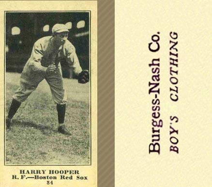 1916 Burgess-Nash Co. Harry Hooper #84 Baseball Card