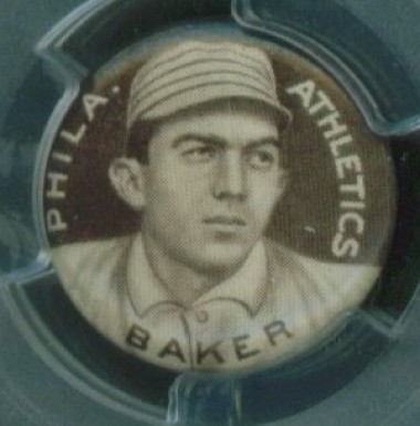 1910 Sweet Caporal Pins Frank Baker #5 Baseball Card
