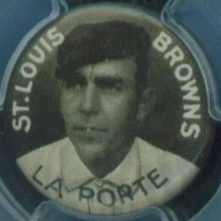 1910 Sweet Caporal Pins LaPorte, St. Louis Browns #84L Baseball Card