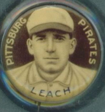 1910 Sweet Caporal Pins Leach, Pittsburgh Pirates # Baseball Card