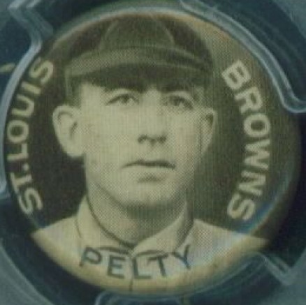 1910 Sweet Caporal Pins Barney Pelty # Baseball Card