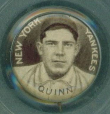 1910 Sweet Caporal Pins Jack Quinn #122 Baseball Card