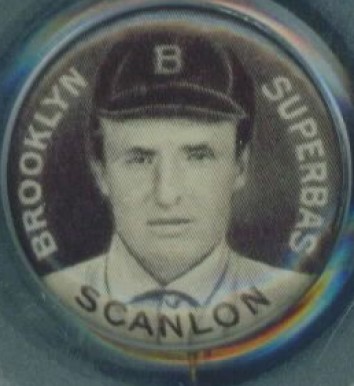1910 Sweet Caporal Pins Doc Scanlon # Baseball Card