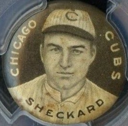 1910 Sweet Caporal Pins Jimmy Scheckard # Baseball Card