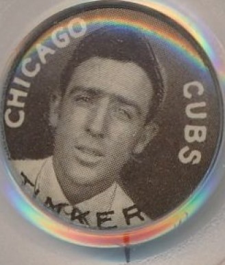 1910 Sweet Caporal Pins Tinker, Chicago Cubs # Baseball Card