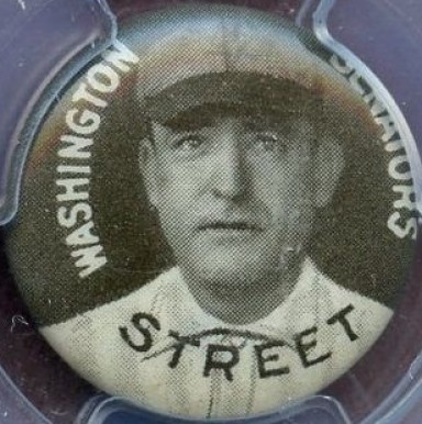 1910 Sweet Caporal Pins Street, Washington Senators # Baseball Card