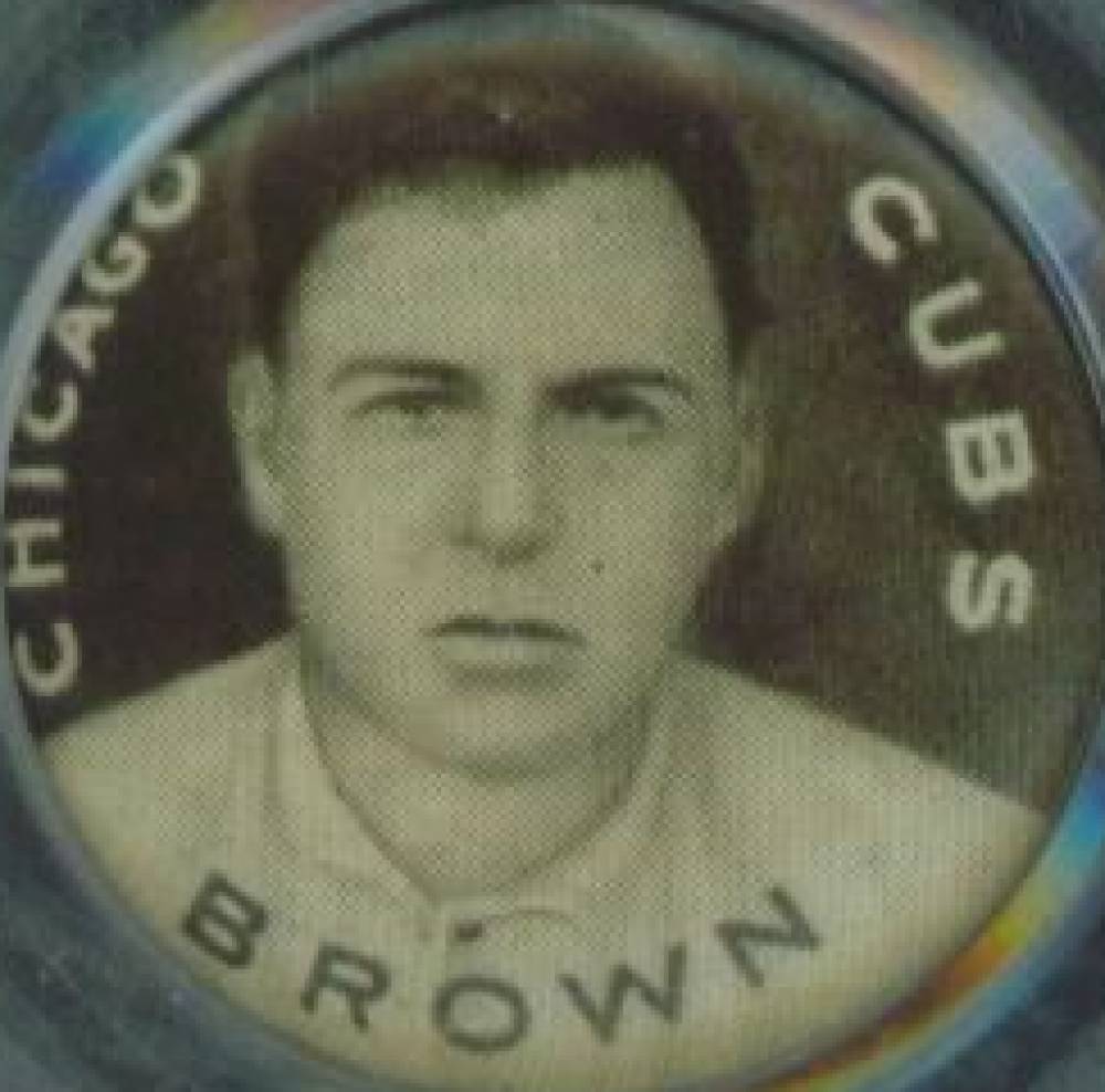 1910 Sweet Caporal Pins Brown, Chicago Cubs # Baseball Card