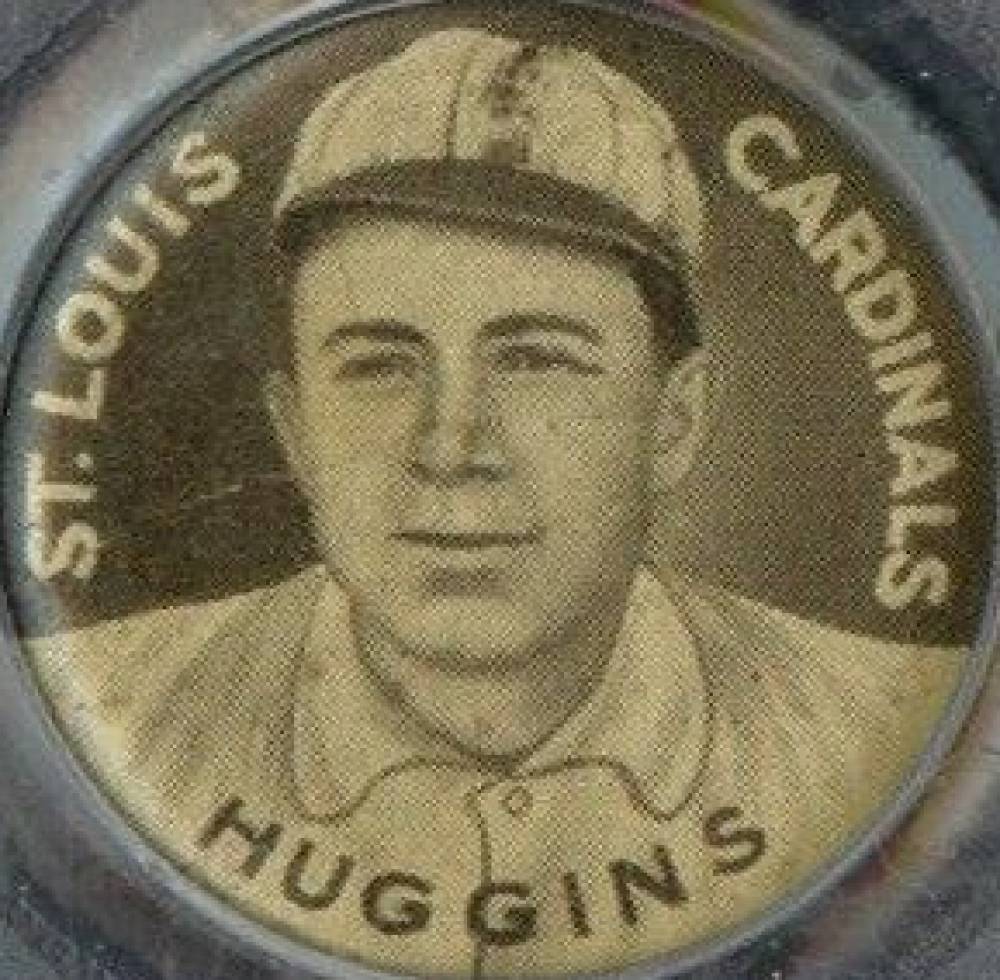 1910 Sweet Caporal Pins Huggins, St. Louis Cardinals #71S Baseball Card
