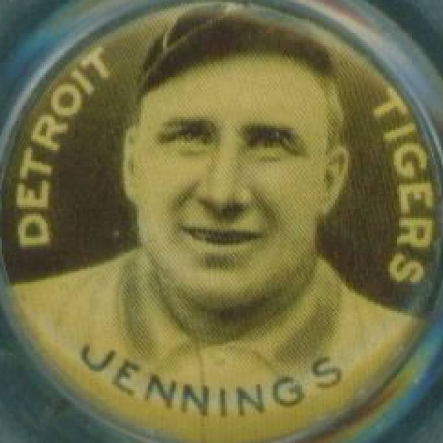 1910 Sweet Caporal Pins Jennings, Detroit Tigers # Baseball Card