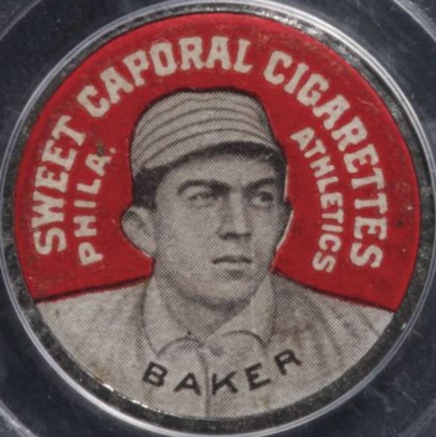 1909 Sweet Caporal Domino Discs Frank Baker #4 Baseball Card