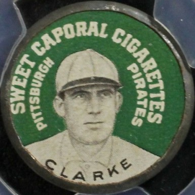 1909 Sweet Caporal Domino Discs Fred Clarke # Baseball Card