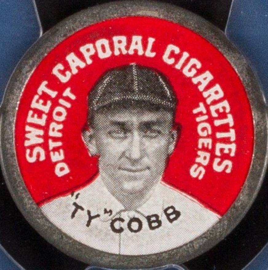 1909 Sweet Caporal Domino Discs Ty Cobb # Baseball Card