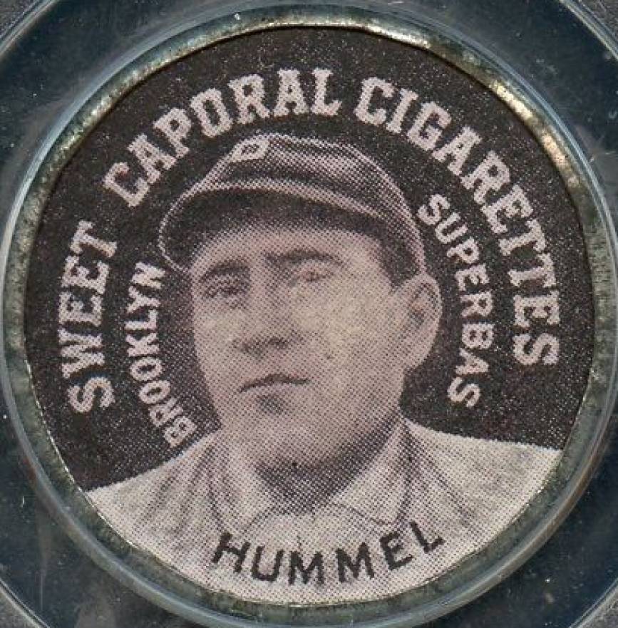 1909 Sweet Caporal Domino Discs John Hummel # Baseball Card