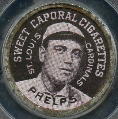 1909 Sweet Caporal Domino Discs Eddie Phelps # Baseball Card