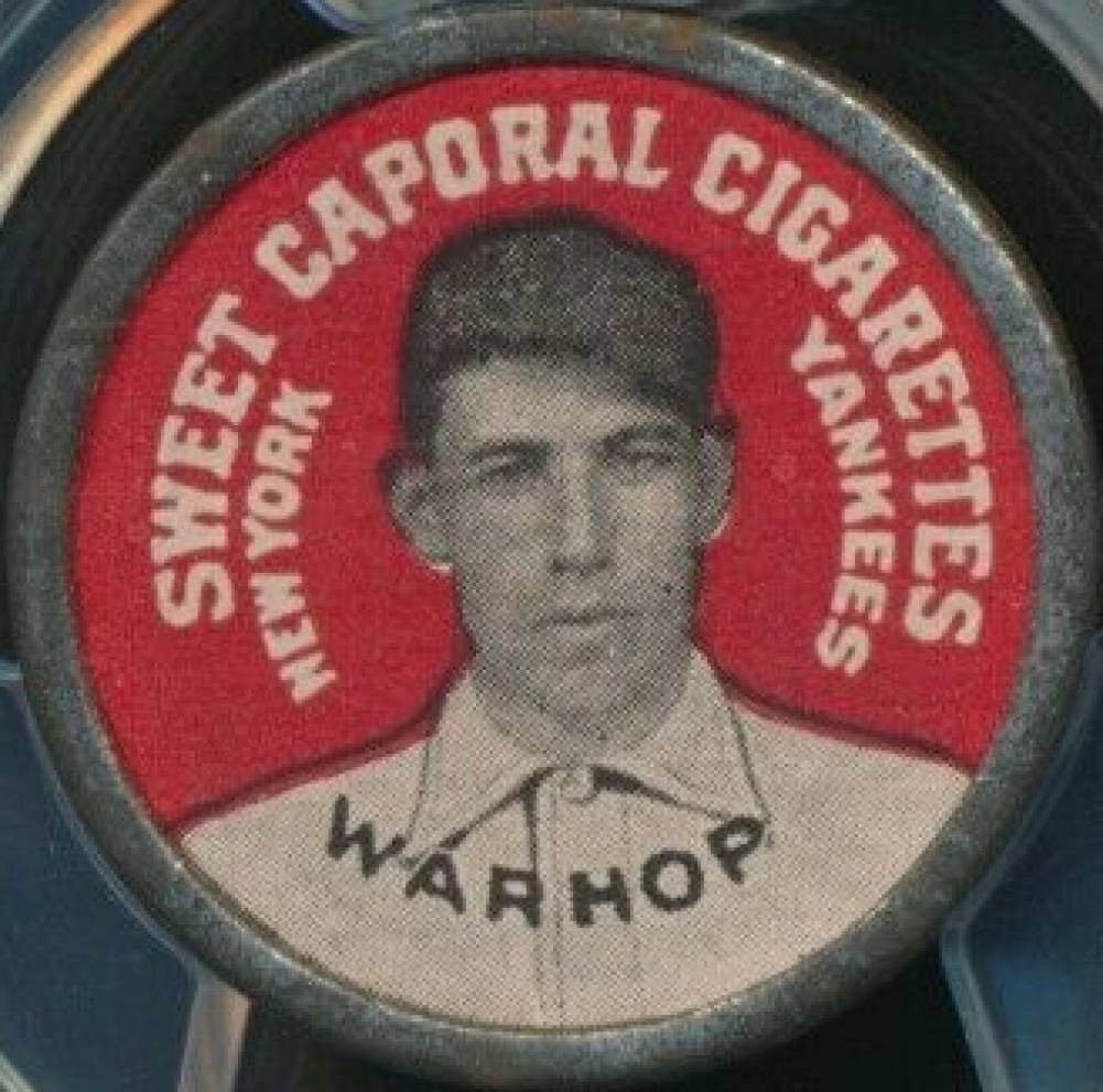 1909 Sweet Caporal Domino Discs Jack Warhop # Baseball Card