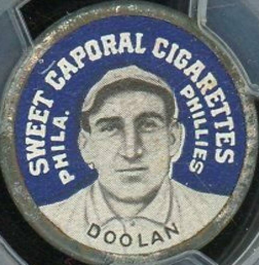 1909 Sweet Caporal Domino Discs Doolan, Phila. Phillies # Baseball Card