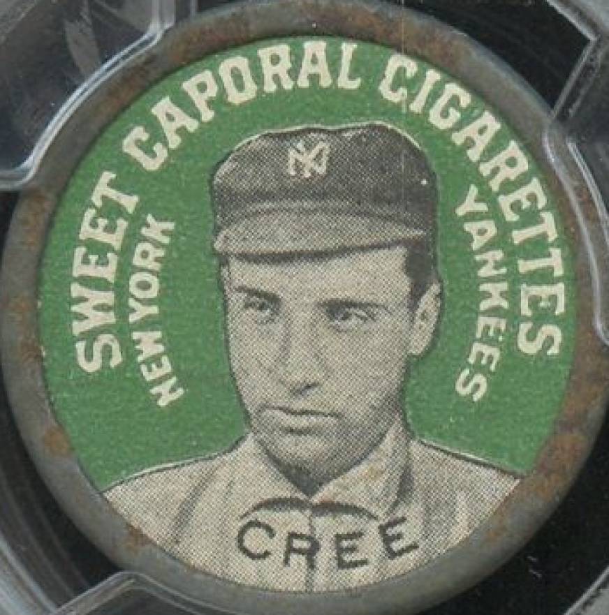 1909 Sweet Caporal Domino Discs Birdie Cree # Baseball Card