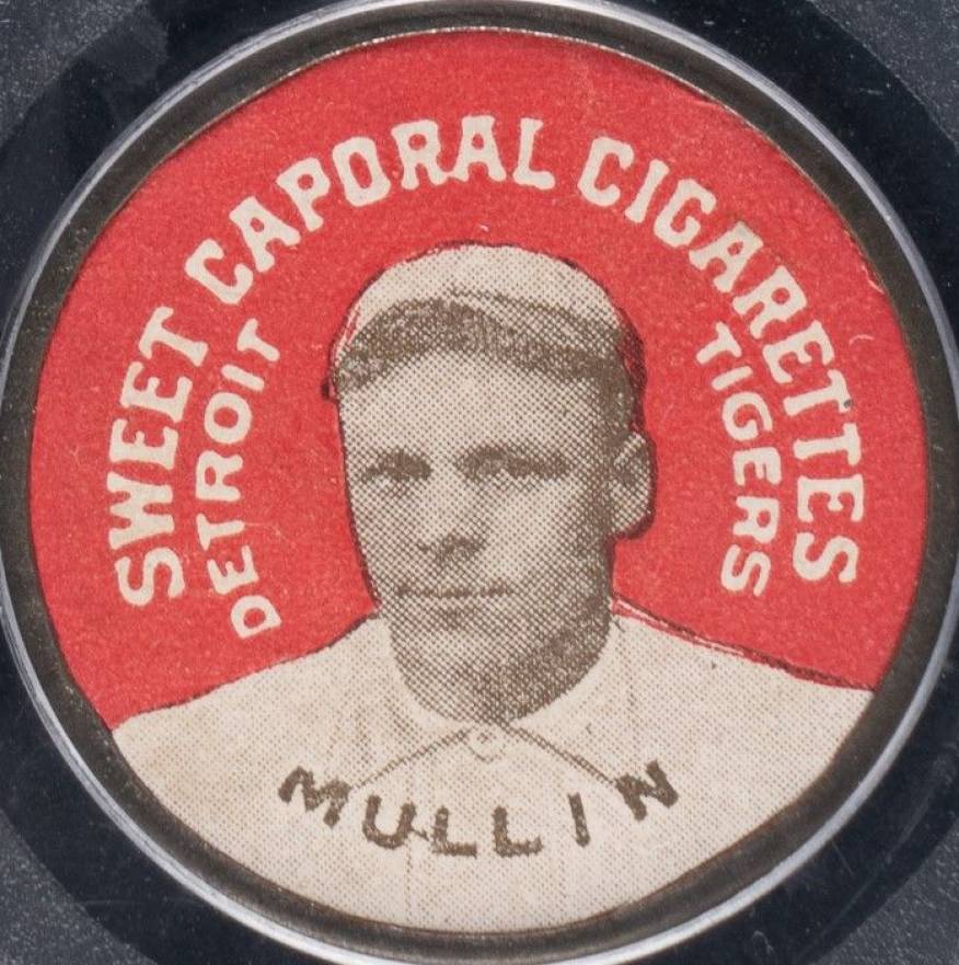 1909 Sweet Caporal Domino Discs George Mullen # Baseball Card
