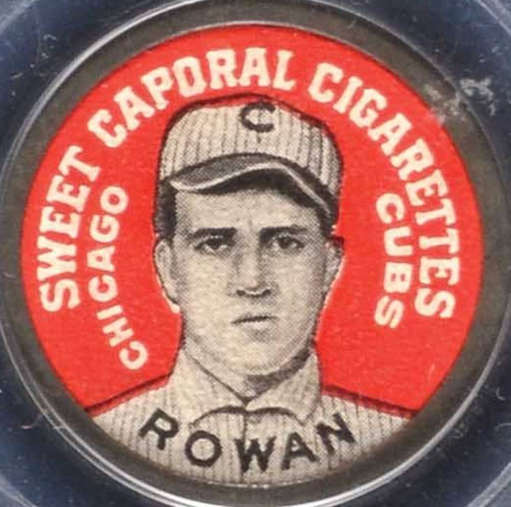 1909 Sweet Caporal Domino Discs Jack Rowan # Baseball Card