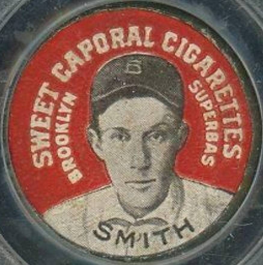 1909 Sweet Caporal Domino Discs Hap Smith # Baseball Card