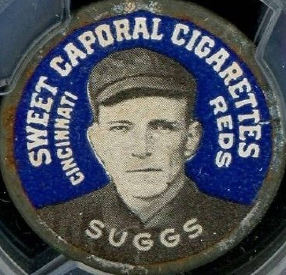 1909 Sweet Caporal Domino Discs George Suggs # Baseball Card