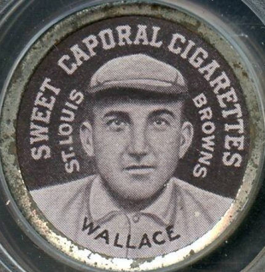 1909 Sweet Caporal Domino Discs Bobby Wallace # Baseball Card