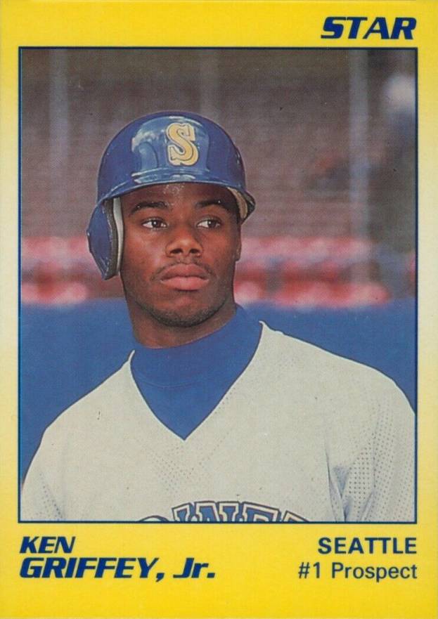 1990 Star Ken Griffey Jr. Yellow Ken Griffey Jr. #7 Baseball Card