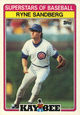 1989 Kaybee Superstars of Baseball Ryne Sandberg #26 Baseball Card