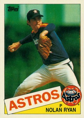 1985 Topps Mini Nolan Ryan #760 Baseball Card