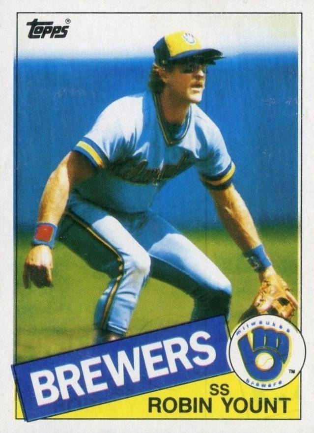 1985 Topps Mini Robin Yount #340 Baseball Card