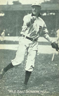 1907 Wolverine News Co. Detroit Tigers "Wild Bill" Donovan, Pitcher # Baseball Card