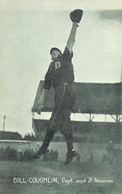 1907 Wolverine News Co. Detroit Tigers Bill Coughlin, Capt. and 3d Baseman # Baseball Card