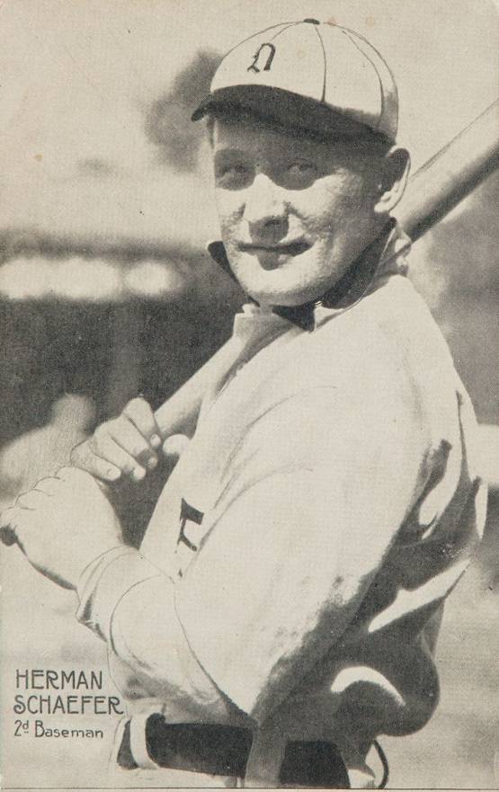 1907 Wolverine News Co. Detroit Tigers Herman Schaefer # Baseball Card