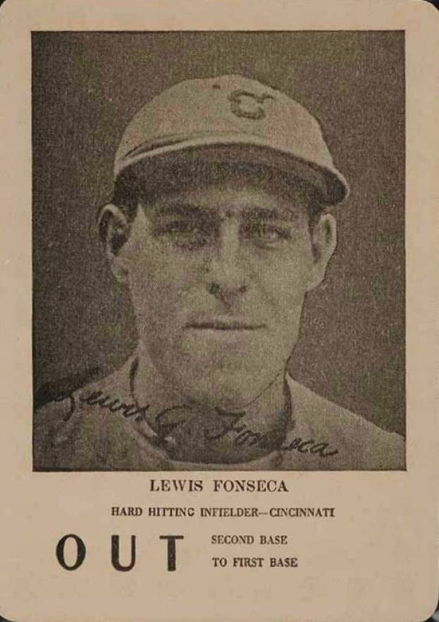 1923 Walter Mails Card Game Lewis Fonseca # Baseball Card