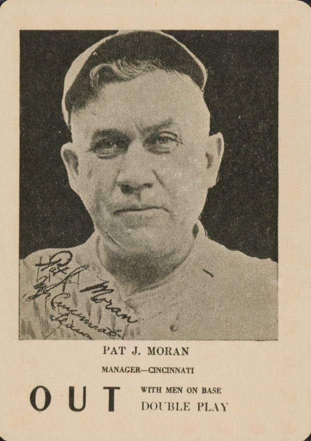 1923 Walter Mails Card Game Pat J. Moran # Baseball Card