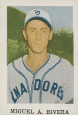 1950 Toleteros Miguel A. Rivera # Baseball Card