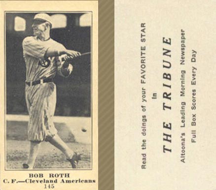 1916 Altoona Tribune Bob Roth #145 Baseball Card
