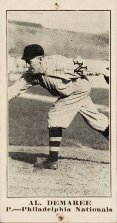 1916 Altoona Tribune Al Demaree #45 Baseball Card