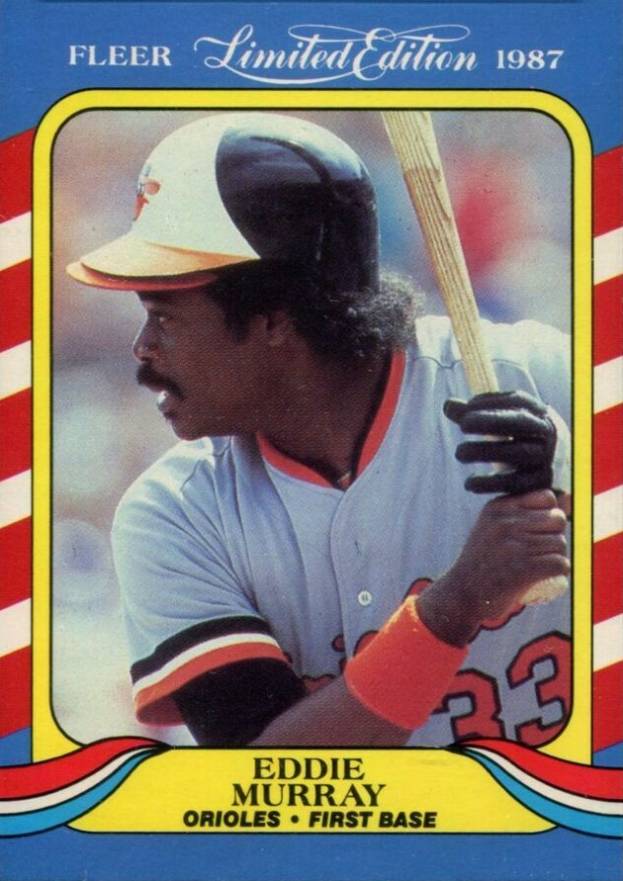 1987 Fleer Limited Edition Eddie Murray #31 Baseball Card