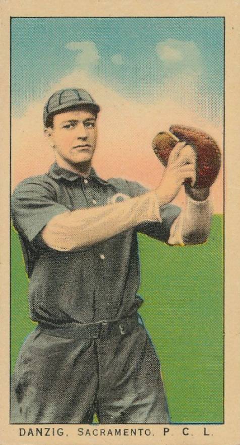 1910 Obak Danzig, Sacremento P.C.L. # Baseball Card