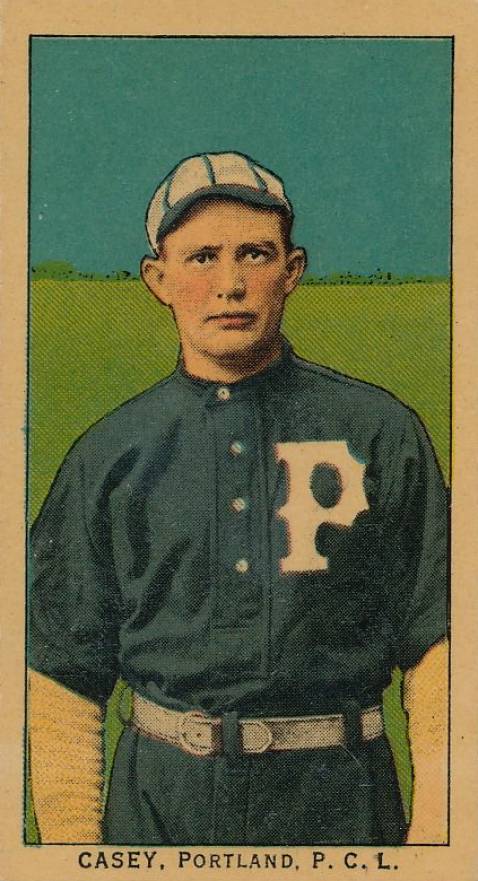 1910 Obak Casey. Portland. P.C.L. # Baseball Card