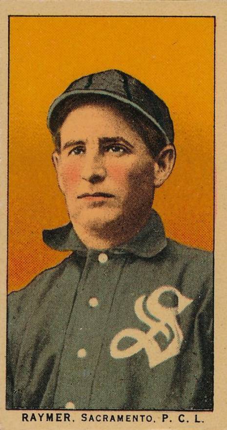 1910 Obak Raymer, Sacramento, P.C.L. # Baseball Card