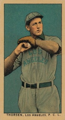 1910 Obak Thorsen, Los Angeles P.C.L. # Baseball Card