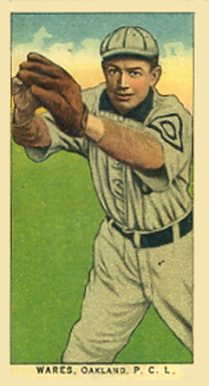 1910 Obak Wares, Oakland P.C.L. # Baseball Card