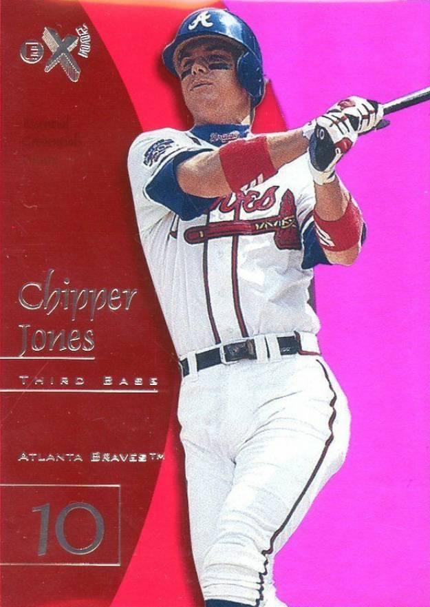 1998 Skybox E-X2001 Chipper Jones #6 Baseball Card